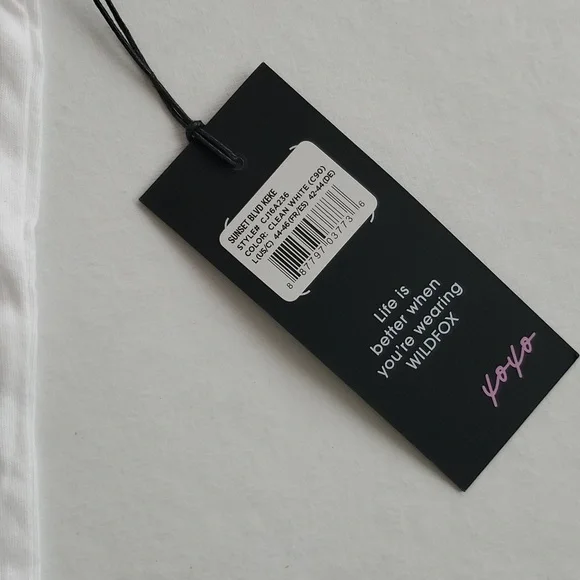 Wildfox white “California” palm tree short sleeve t-shirt. Size L - Picture 4 of 8